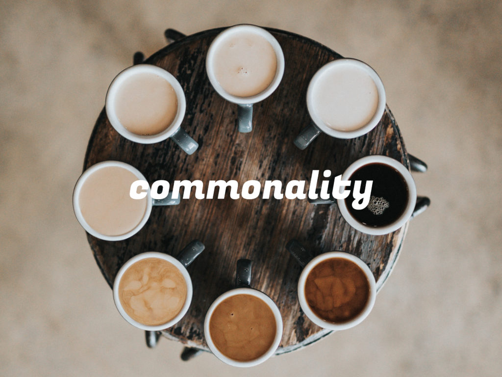 「commonality」のイメージ