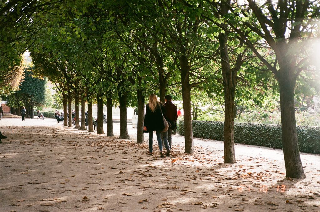 パリの公園