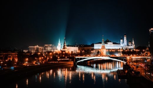 モスクワの夜景